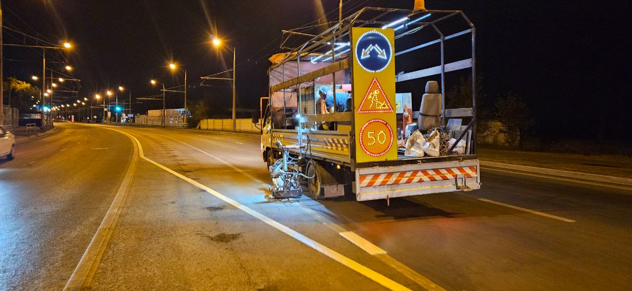 В Самаре изменилась схема организации дорожного движения на мостовом переходе «Фрунзенский».