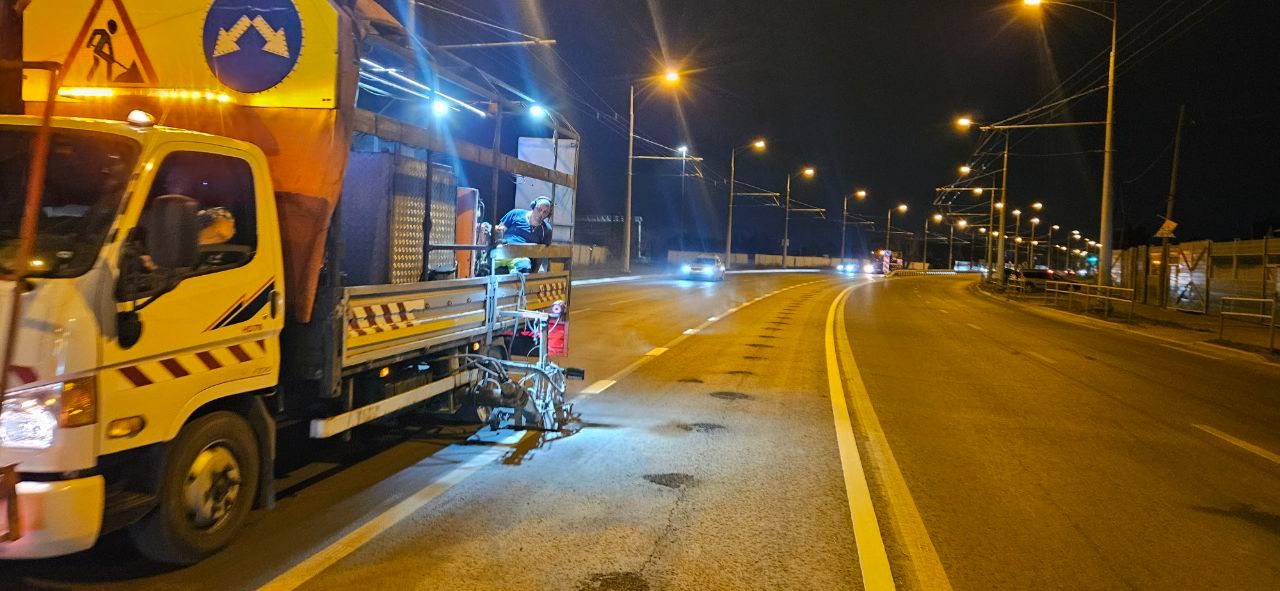 В Самаре изменилась схема организации дорожного движения на мостовом переходе «Фрунзенский».